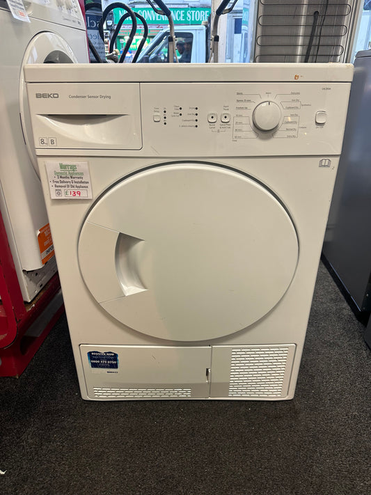 Beko 8kg Condenser Tumble Dryer